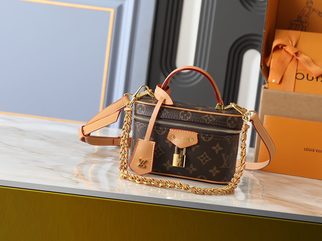 Louis Vuitton LV Classic Handbag Monogram Empreinte Model M83694 Silver Hardware Luxury Daily Wear High-End Fashion